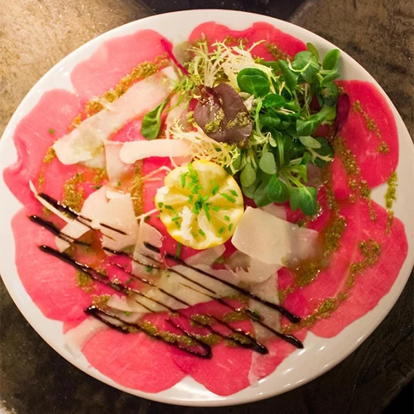 Carpaccio de bœuf - Restaurant Le Oulala halal Paris